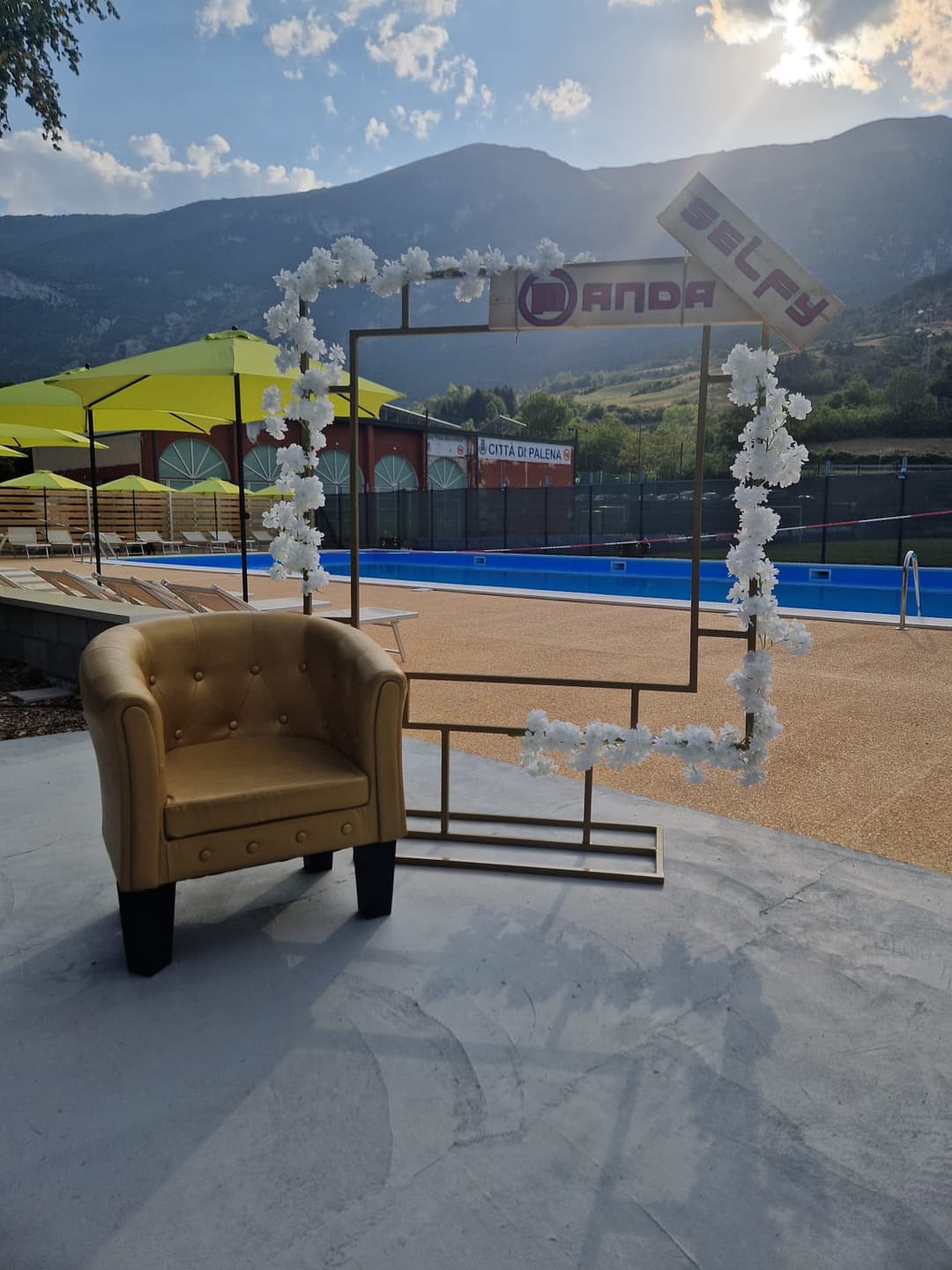 Vista piscina